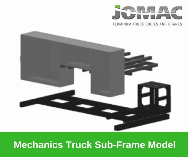 mechanics truck sub frame model