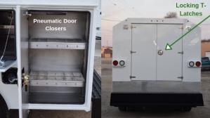 Enclosed Truck Body Door Features