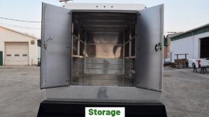 enclosed service body Storage