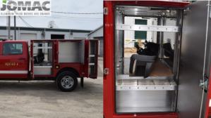 fire truck through body cabinets