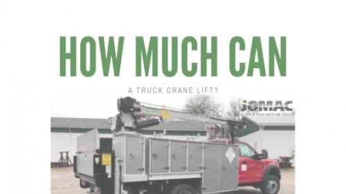 How Much Can a Truck Crane Lift