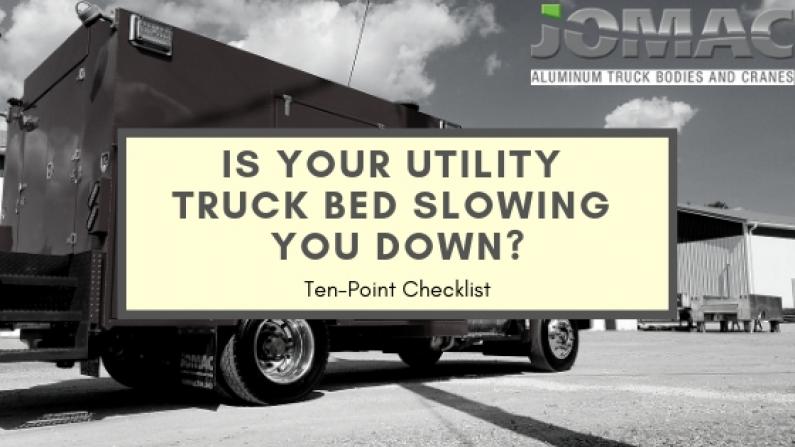 Utility Truck Bed Slowing you down blog banner