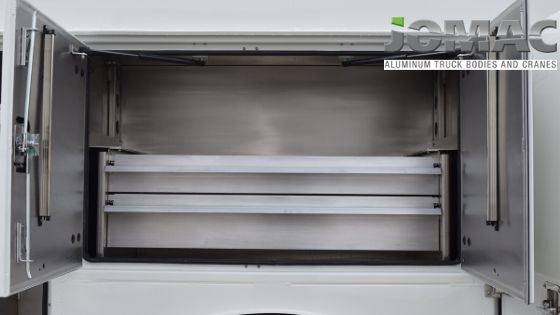 JOMAC canopy truck body cabinets