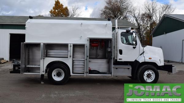 JOMAC canopy truck body specs